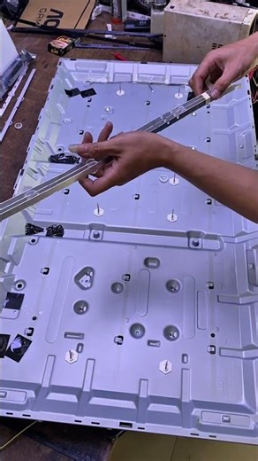 TV backlight is dead, replace it with a new one to make it last longer. #tv #backlight #television