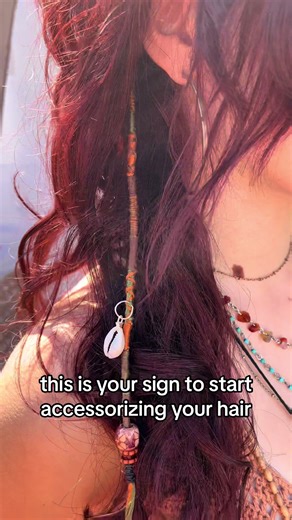 Love me some hippie hair accessories🌞🧚🏼🪷✨ #hippietok #hippiehair #fyp #clawclips #hairwraps #hippiestyle