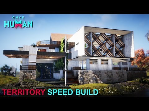 Innovative Base Design in Once Human | No Paid Cosmetics| Speed Build + Showcase