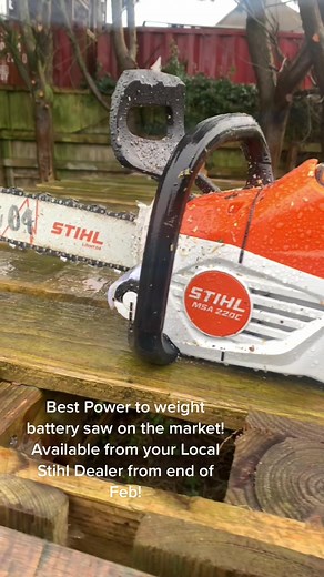 Dealing with Wet Weather: Using a Stihl Battery Chainsaw