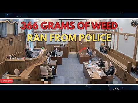 Caught with 366 Grams of Weed: Driver Refuses to Pull Over for Police