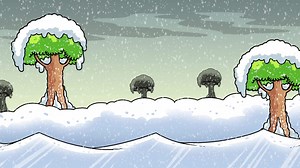 Download Cartoon Snowy Cold Day for free