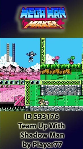 Team Up with Shadow Man (Mega Man Maker )