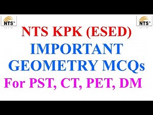 Geometry Mcqs for nts pst ct pet dm test | nts kpk esed | nts math portion | online math with asad