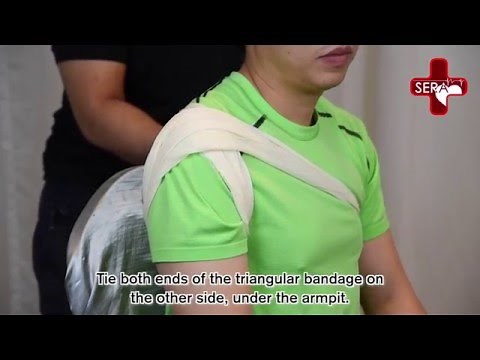 Shoulder Injury Bandage | Singapore Emergency Responder Academy, First Aid and CPR Training