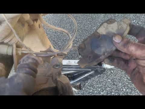 Ford transit 2011 mk7 rear brake pad replace