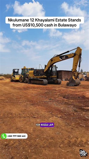 KHAYALAMI ESTATE | STANDS FOR SALE, BULAWAYO YOUR FUTURE HOME STARTS HERE. Secure a residential stand in Khayalami Estate, just off Nkulumane 12. • Stands from 275m² – 550m² • Prices from US$35/m² (VAT inclusive) • Deposit from just US$3,150 • Flexible payment terms over 12 months • Approved house plans available • Servicing works in progress OWN THE LAND TODAY. BUILD YOUR FUTURE TOMORROW. Book your site visit today. Francis Realtor | 263 777 969 443 Landlords Junction Properties #bulawayotiktok
