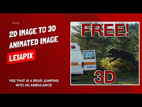 Convert Any Image into a 3D Animation / Animated Image - LeiaPix - Tutorial