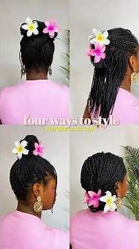 Claw Clip Hairstyle Trys on My Braids 🌸✨