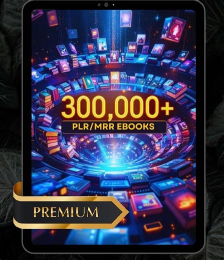 Buy 300,000  Ebooks Mega Bundle — PLR & MRR Resellable (digital Download) Online in India - Etsy