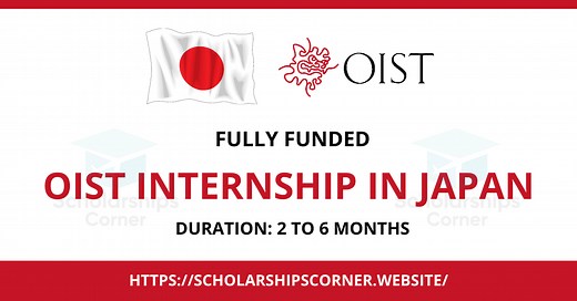 OIST Internship in Japan 2025 | Fully Funded | Internship in Japan