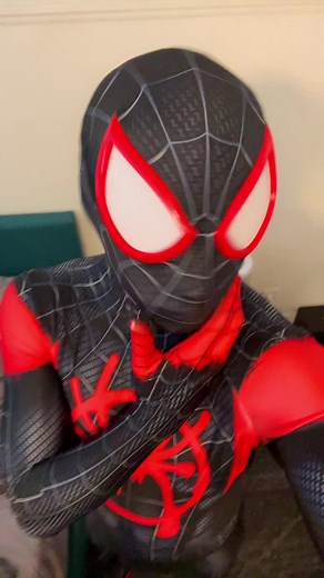 Spider-Man Costume Showcase: Posing in Your Room