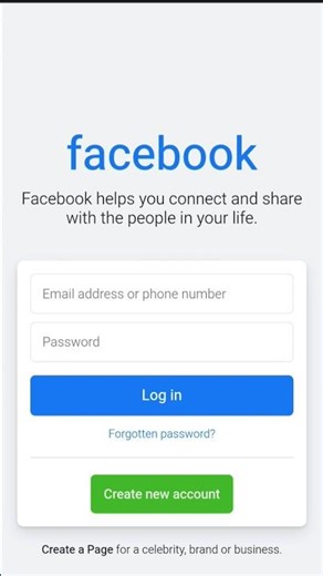 Facebook Login Page Design 🤗😊 #facebook #facebookreels #instagram #meta #coding #ai #codingbat
