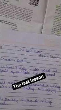 The last lesson # class 12th CBSE board # bye bye