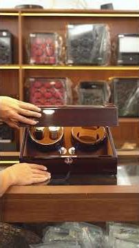 The Best-Selling 4-Slot Watch Winder with 6 Storage Compartments