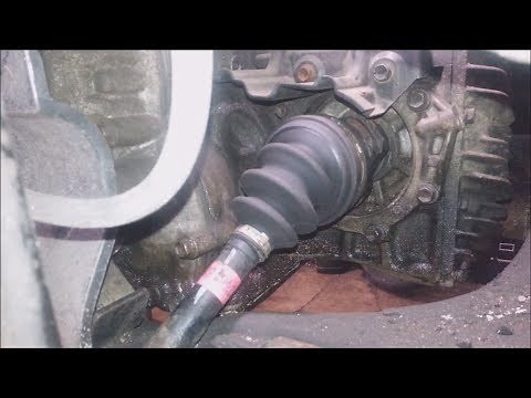 1996-2001 2.2L Camry automatic axle removal both EASY!