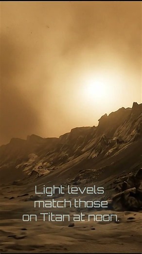 This is what noon looks like on Saturn's moon #titan #space #science