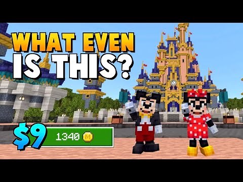 Disney World Made A Minecraft Map???