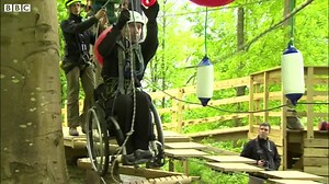 70K views · 212 reactions | "Once you've really gone outside your comfort zone, everything else is a piece of cake!" These Back Up volunteers tested out the new Calvert Trust Lakes high-rope course | BBC North East | Facebook