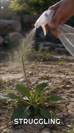 Kill Weeds in Seconds with This 3-Ingredient Spray #DIYGarden #WeedKiller #Hack