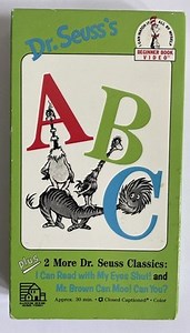 Dr. Seuss's ABC (VHS, 1989, Random House Video) Children's Classics | eBay