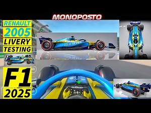 Renault 2005 Livery Testing | F1 2025 Gameplay Onboard Lap