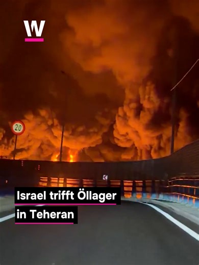Im Konflikt mit dem Erzfeind Iran hat Israel rund eine Woche nach Kriegsbeginn erstmals ein Öllager in Teheran bombardiert. In sozialen Medien kursierten Aufnahmen aus der Hauptstadt, die einen massiven Feuerball und aufsteigende, dunkle Rauchschwaden zeigten. Israels Armee erklärte, Irans Streitkräfte nutzten die Tanks für ihre militärische Infrastruktur. Nach Angaben des iranischen Staatssenders IRIB bestätigten die Revolutionsgarden die Bombardierung einer Ölraffinerie im Süden Teherans. #nah