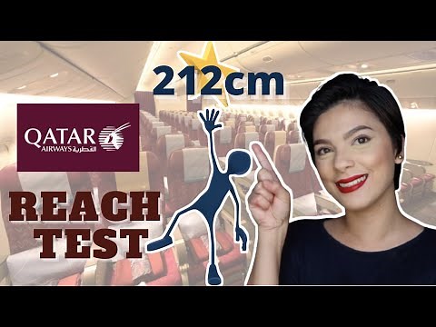 QATAR AIRWAYS Reach Test | Days with Kath