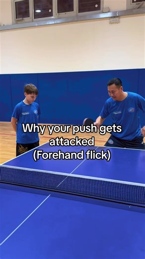 Forehand Flick: A Solution for Push Attacks