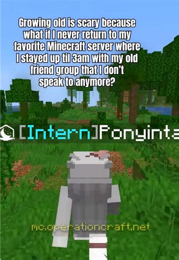 Growing old and leaving my late gaming nights for two-week phases is something I wish I could turn back time to... 😟💔 ❖ ── ✦ ── ❖ 🎮 mc.operationcraft.net | Java 1.21.10 🎮 🔗 Check bio for Discord invite 🔗 ❖ ── ✦ ── ❖ #minecraft #2weekphasd #growingoldtogether #minecraftserver #minecraftmemes