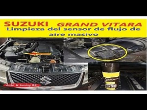 Suzuki Grand Vitara Limpieza del sensor de flujo de aire masivo #suzukigrandvitara #grandvitara