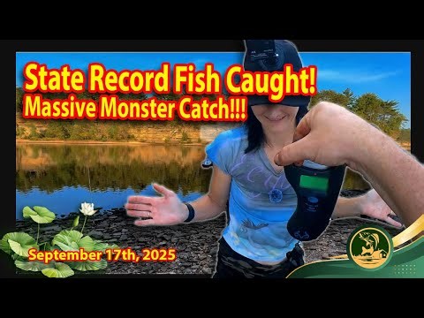 🎣 State Record Fish Caught! Massive Monster Catch 🐟