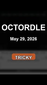 Octordle #1686: 10 Guesses - Had to Work for It (May 29)