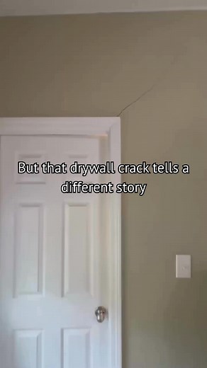 What you’re seeing is a very common sign of foundation settlement—when the soil beneath your home shifts or sinks, it causes parts of your foundation to drop unevenly. If you’ve experienced this in your home, send Alpha Foundations a DM to schedule a free inspection! | Alpha Foundations
