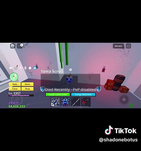 Obtain Cdk part 1: Yama, first trial: Pain and Suffering#bloxfruits #curseddualkatana