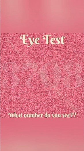 What number do you see here? 🧐 Eye Test