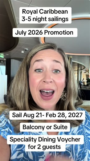 July 2026 Royal Caribbean Promotion! #utopiaoftheseas #loyaltoroyal #royalcaribbean #brittanytravels #cruisetok