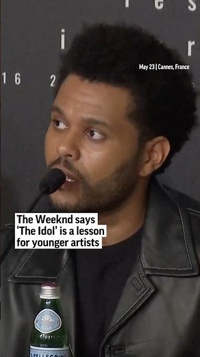 The Weeknd says ‘The Idol’ is a lesson for younger artists. #shorts