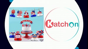 KatchOn, 4th of July Centerpieces for Tables - Pack of 9 | Fourth of July Decorations for Tables | 4th of July Table Decorations | 4th of July Honeycomb Centerpieces for Classy 4th of July Decorations