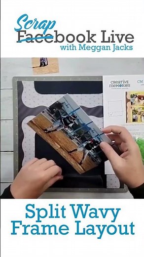 Simple scrapbook page with Creative Memories CCS System