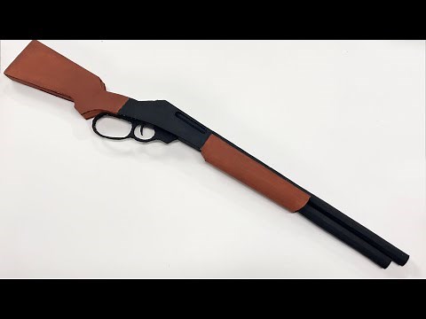 How to make a cardboard rifle that shoots