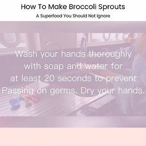 21K views · 389 reactions | For reducing Inflammation ⚕️ and fighting Cancer ️ - grow this at home... ​ ​ Broccoli Sprouts! ​ ​ Leading edge research by Dr Rhonda Patrick tells us that the SULFORAPHANE from broccoli seed sprouts has powerful antioxidants and detoxification elements which makes it the NUMBER ONE food to eat to stay healthy.​ ​ Watch this step-by-step guide on how to make broccoli sprouts from scratch. You’ll like this one! | Fabulous50s | Facebook