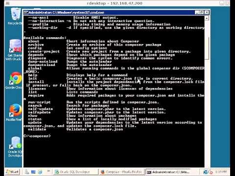 Using composer.phar on Windows