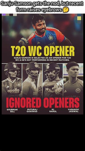 SANJU SAMSON IS T20 WORLD CUP OPENER BUT NOW HE FAILS BEFORE WORLD CUP 🇮🇳🥲 #indvsnz #abhisheksharma