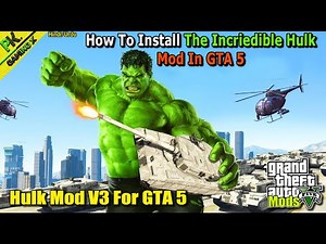 How To Add Hulk Mod In GTA V || Hulk Mod GTA 5 PC || Easy Tutorial