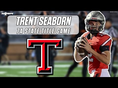 8th GRADE QB Trent Seaborn leads Thompson (AL) to 4th Straight 7A State Title 🤯 🏈 | HIGHLIGHTS 🎥