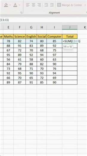 ALT + = = Instant Total! Excel Shortcut Trick #excel #spreadsheetmagic #excelshortcuts #exceltips