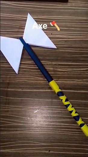 How to make origami Axe 🪓🪓.#diy.