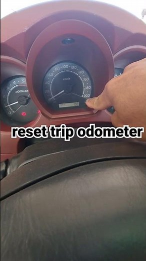 reset trip odometer #reset #odometer #car #shorts