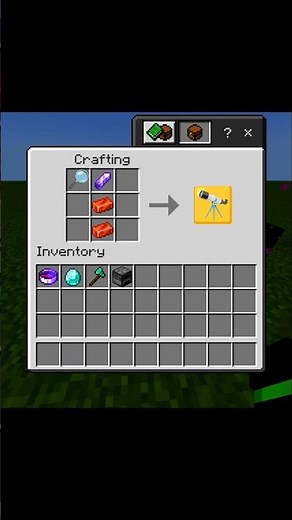 How to Make a Spyglass in Minecraft! 👀 #minecraft #shorts #gaming #trending
